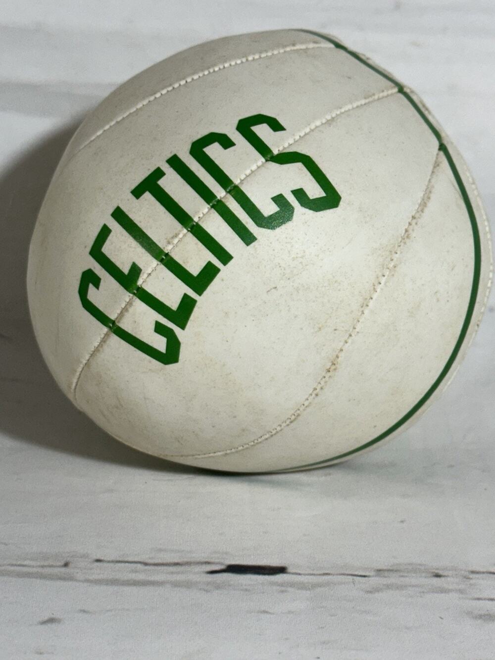 Boston Celtics Mini Basketball Vintage Hutch Sporting Goods Squeezable Toy